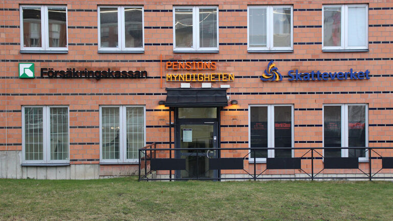 Försäkringskassan, pensionsmyndigheten en skatteverket